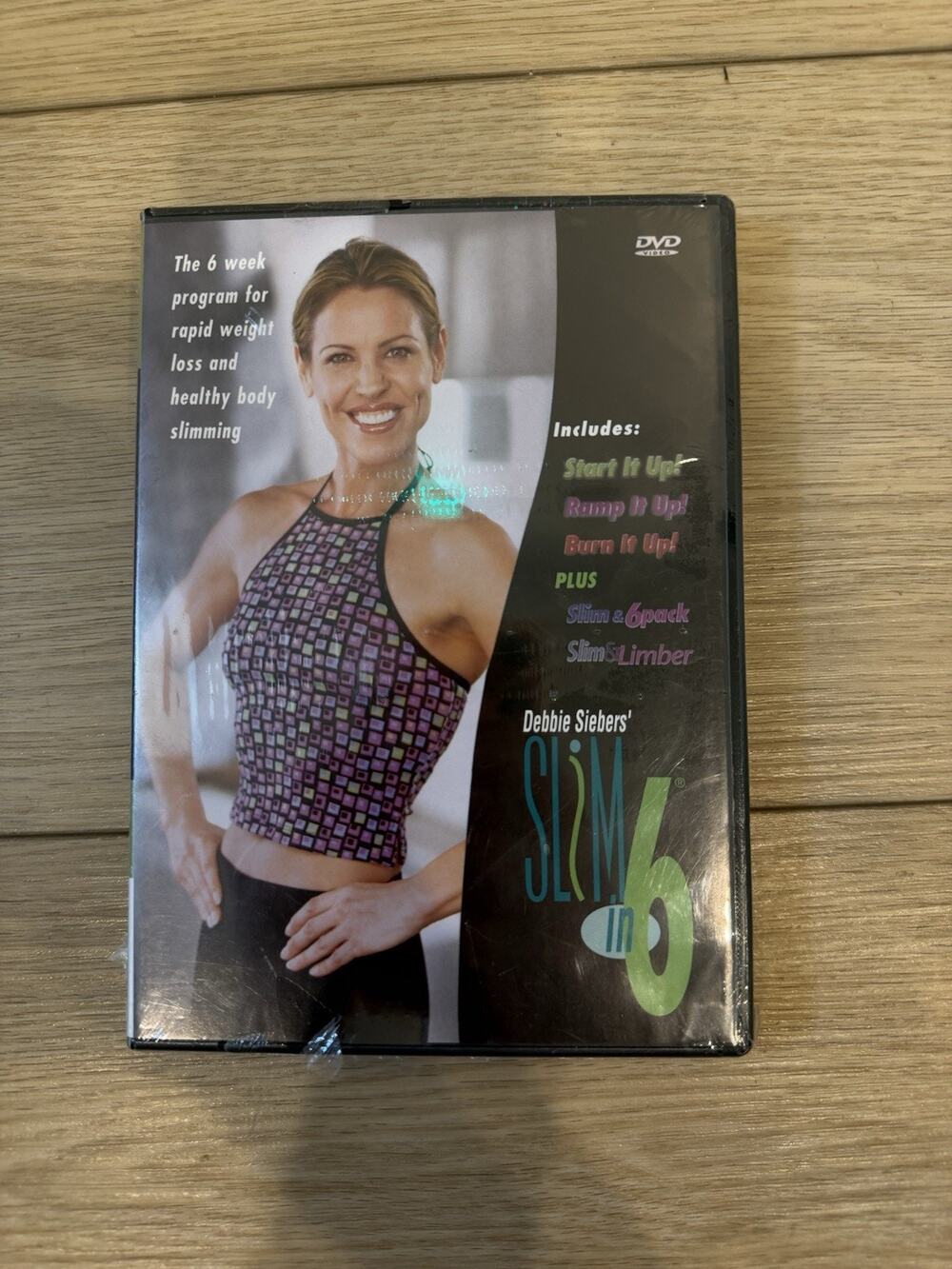 Debbie Siebers SLIM IN 6 DVD 2005 Workout Program Beachbody Fitness NEW